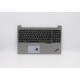 Carcasa superioara cu tastatura palmrest Laptop, Lenovo, Thinkpad E15 Gen 1 Type 20RD, 20RE, 5M10V16943,  AM1D6000610, AM1D6000A00, FA1D6000EX0, FE5A0, iluminata, argintie, layout UK