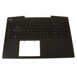 Carcasa superioara cu tastatura palmrest Laptop Gaming, Dell, G5 SE 5505, P89F, P89F004, T93MY, 0T93MY, TWXFJ, 0TWXFJ, TC0D2, 0TC0D2, 46M.0K5CS.0027, iluminata, RGB 4 Zone, 20 pini, neagra, layout US