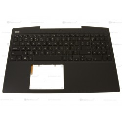 Carcasa superioara cu tastatura palmrest Laptop Gaming, Dell, G5 SE 5505, P89F, P89F004, T93MY, 0T93MY, 4TT6T, 04TT6T, 46M.0K502.0001, iluminata, 4 pini, neagra, layout US