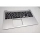 Carcasa superioara cu tastatura palmrest Laptop, Dell, Inspiron 15 5583, P86F, P86F001, HC3KR, 0HC3KR, F77JT, 0F77JT, 021HY, 0021HY, 439.0FW02.0002-3, argintie, layout US