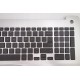Carcasa superioara cu tastatura palmrest Laptop, Dell, Inspiron 15 5583, P86F, P86F001, HC3KR, 0HC3KR, F77JT, 0F77JT, 021HY, 0021HY, 439.0FW02.0002-3, argintie, layout US