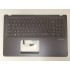 Carcasa superioara cu tastatura palmrest Laptop 2-in-1, Asus, ZenBook Flip Q525U, Q525UA, Q525UAR, Q525UN, Q525UNR, 90NB0G41-R30690, 13NB0G41AP0101, 3BBKKTAJK40, UX561UA-1A, iluminata, gri inchis, layout US
