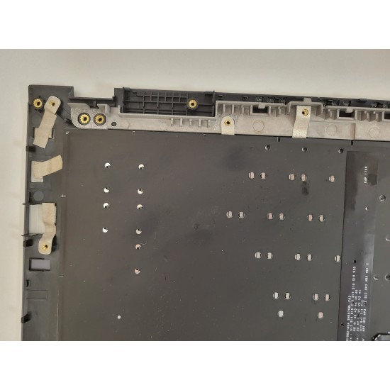 Carcasa superioara cu tastatura palmrest Laptop 2-in-1, Asus, ZenBook Flip Q525U, Q525UA, Q525UAR, Q525UN, Q525UNR, 90NB0G41-R30690, 13NB0G41AP0101, 3BBKKTAJK40, UX561UA-1A, iluminata, gri inchis, layout US