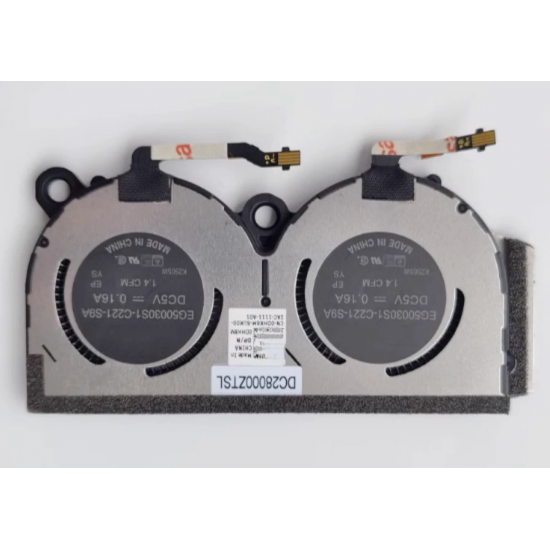 Ansamblu coolere Laptop 2-in-1, Dell, DHK6M, 0DHK6M, EG50030S1-C221-S9A, DC28000ZTSL, ND55C0E-21H20, DC28000ZTDL, 5V, 0.16A