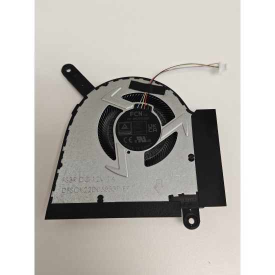 Cooler placa video Laptop Gaming, Asus, TUF A16 FA607P, FA607PI, FA607PV, FA607PU, 13NR0HW0M02011, DFSCK22D05883P-FS33, 6033B0131501, 12V, 1A, GPU