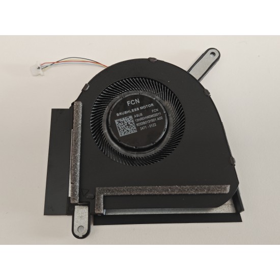 Cooler placa video Laptop Gaming, Asus, TUF A16 FA607P, FA607PI, FA607PV, FA607PU, 13NR0HW0M02011, DFSCK22D05883P-FS33, 6033B0131501, 12V, 1A, GPU