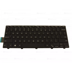 Tastatura Laptop, Dell, Inspiron 14 5458, P64G, P64G001, 9MPVP, 09MPVP, iluminata, neagra, layout US