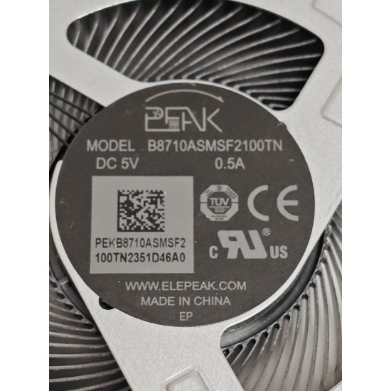 Set coolere Laptop Gaming, Lenovo, IdeaPad 3 16ARH7 Type 82SC, 5H40S20574, DFS5K223052833 FPKX, DFS5K221153713 FPKW, 5V, 0.5A