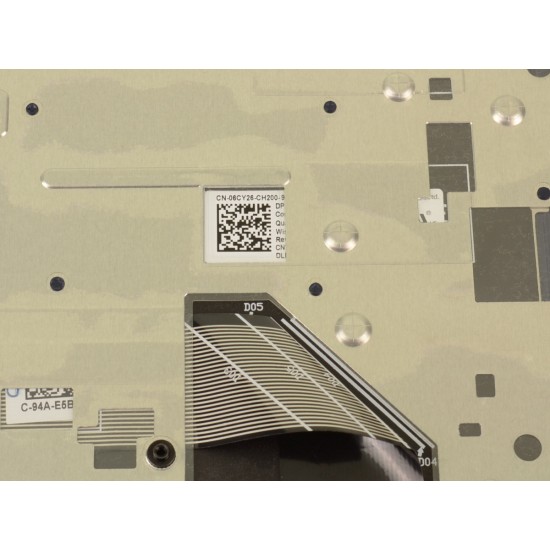 Carcasa superioara cu tastatura palmrest Laptop, Dell, Inspiron 15 5580, P77F, P77F001, 5P4P3, 05P4P3, 3670J, 03670J, 46M.0F8CS.0063, 460.0F807.0012, 439.0F80E.0012-2, albastra, layout US