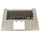 Carcasa superioara cu tastatura palmrest Laptop, Dell, Inspiron 15 5580, P77F, P77F001, KYYM7, 0KYYM7, K8HH4, 0K8HH4, 46M.0F8CS.0055, 460.0F808.0003, argintie