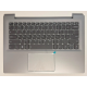 Carcasa superioara cu tastatura palmrest Laptop, Lenovo, IdeaPad 320S-14IKB Type 80X4, 81BN, 5CB0N78343, APTYS000302, AM1YS000200, ET1YN000100, iluminata, Mineral Grey, layout US
