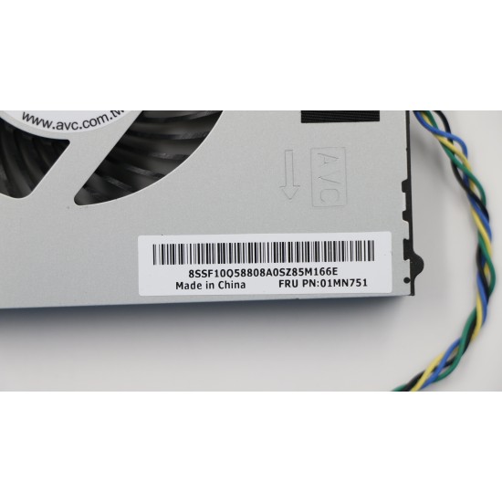 Cooler PC Desktop, Lenovo, ThinkCentre M70q Type 11DU, 01MN751, BAZA1018R2U-P001, DC28000VIV0, 12V, 1A