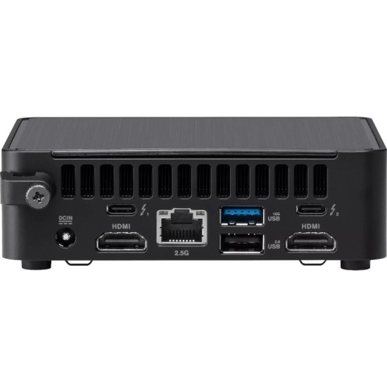 Mini PC ASUS NUC 14 Pro, Intel Core 3 100U, pân? la 4.7GHz, DDR5, Intel Graphics, Wi-Fi 6E, Barebone, f?r? RAM ?i SSD, Nou Resigilat