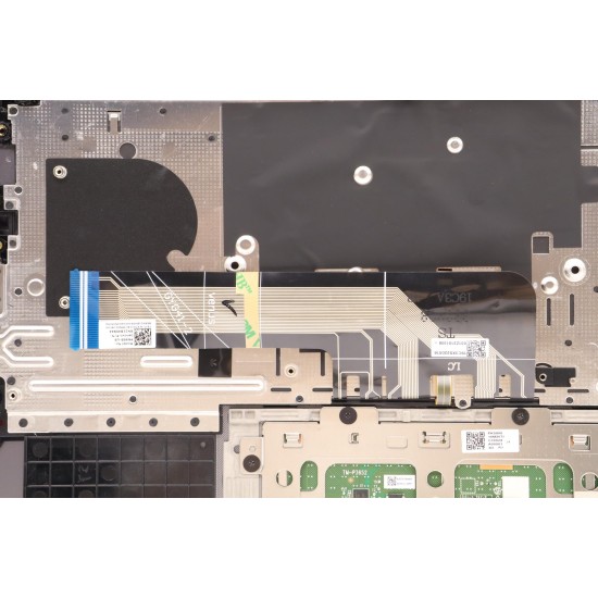 Carcasa superioara cu tastatura palmrest Laptop, Yoga Slim 7 Pro 14IAH7 Type 82UT, 5CB1J23641, AM2T1000210, EL2KF000B00, iluminata, Slate Grey, layout US