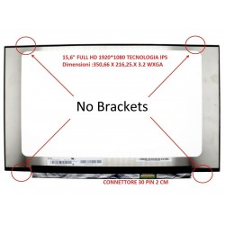 Display Laptop, Dell, Vostro 7500, 7590, 6N3YH, 06N3YH, DV5C5, LM156LFCL, 15.6 inch, LED, slim, Full HD, 1920x1080, IPS, 350mm latime, 60Hz, 30 pini