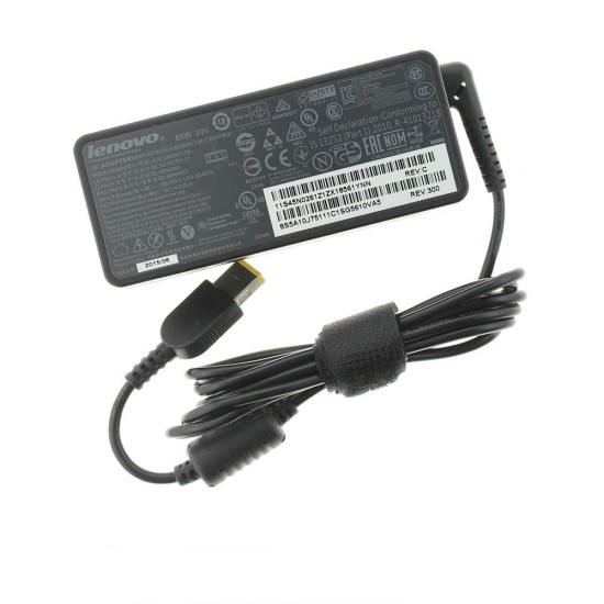 Incarcator Laptop, Lenovo, E40-80 Type 80HR, 65W, 20V, 3.25A, mufa usb square 11x4.5mm