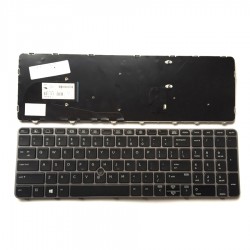 Tastatura Laptop, HP, EliteBook 755 G3, 850 G3, 755 G4, 850 G4, Zbook 15U G4, 819899-001, 836623-001, 821195-001, 821157-001, 831-00323-00A, SN9145BL, layout US