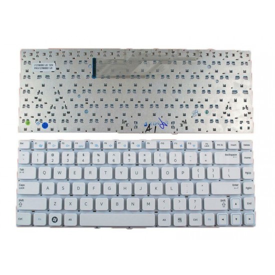 Tastatura Samsung NP300E4A alba fara rama us Tastaturi noi