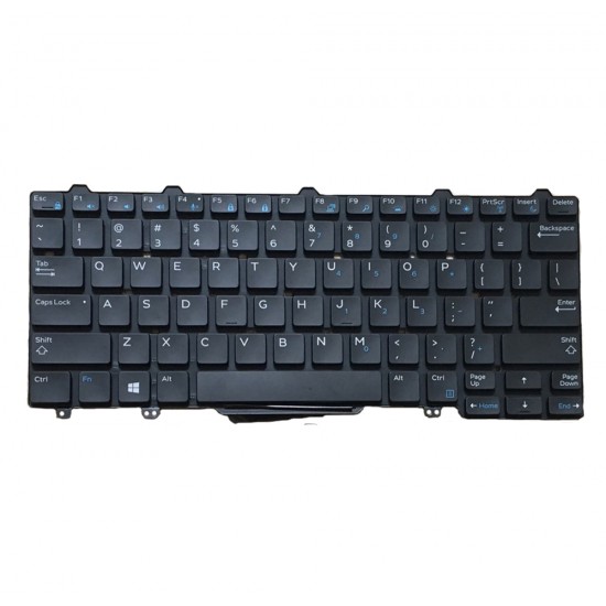 Tastatura Laptop, Dell, Latitude 12 E5250, E5270, 7270, 7275, E7250, E7270, XCD5M, 0XCD5M, 035JP0, 04GNRK, fara rama, iluminata, layout US Tastaturi noi
