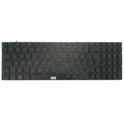 Tastatura Laptop Asus N56VW iluminata rosie layout LA (Spanish)