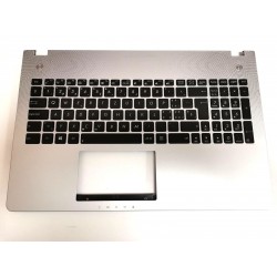 Carcasa superioara cu tastatura iluminata palmrest laptop, Asus, N56, N56V, N56VM, N56VZ, N56S, N56SL, N56D, N56DY, N56VV, layout IT