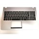Carcasa superioara cu tastatura iluminata palmrest laptop, Asus, R501, R501V, R501VB, R501VJ, R501VZ, R501VM, N56J, N56VJ, layout IT Carcasa Laptop