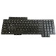 Tastatura Laptop Gaming, Asus, ROG G703, G703VI, G703GI, G703GS, G703GX, G703GXR, 0KNB0-E613US00, iluminata, RGB, layout arabic Tastaturi noi