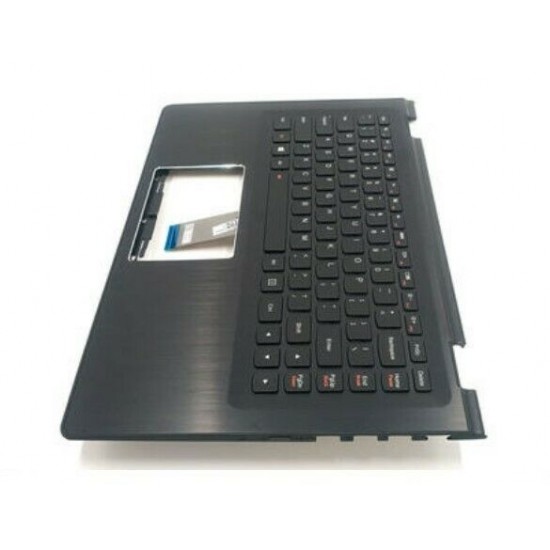 Carcasa superioara cu tastatura palmrest Laptop, Lenovo, Yoga 500-14IHW Type 20584, 20591, 80N5, 80NF, cu iluminare, layout US Carcasa Laptop