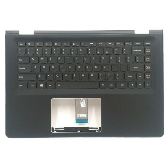 Carcasa superioara cu tastatura palmrest Laptop, Lenovo, Yoga 500-14ACL Type 80NA, 20587, cu iluminare, layout US Carcasa Laptop