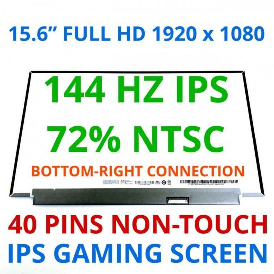 Display laptop HP Omen 15-dc0085 15.6 inch 1920x1080 Full HD IPS 40 pini 144Hz Display Laptop