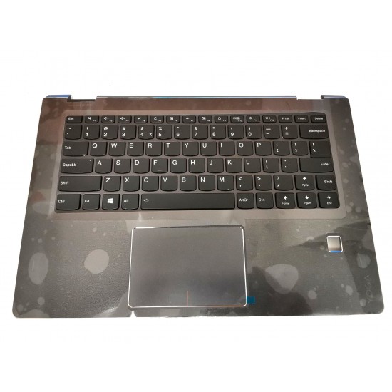 Carcasa superioara cu tastatura palmrest Laptop, Lenovo, Yoga Flex 14 1480, layout UK/US Carcasa Laptop
