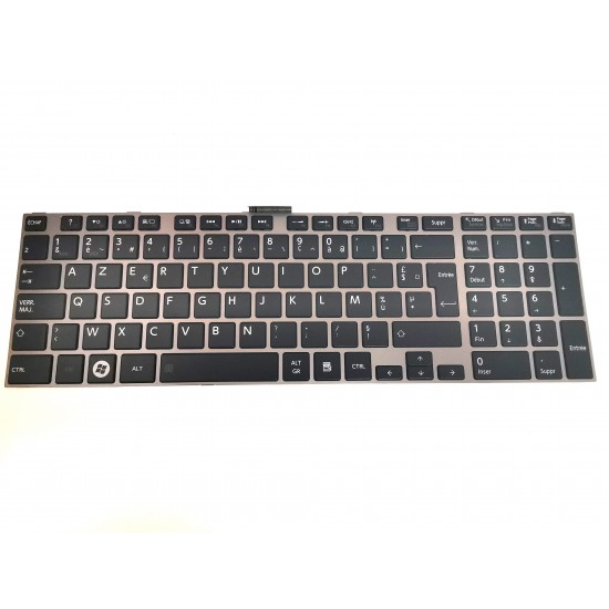 Tastatura Laptop, Toshiba, V000272370, rama argintie Tastaturi noi