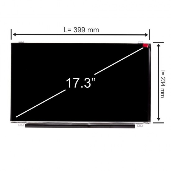 Display Laptop, Dell, N173FGA-E34, 17.3 inch, 30 pini, slim, 1600x900 Display Laptop