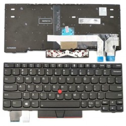 Tastatura Laptop, Lenovo, ThinkPad 01YP040, 01YP120, 01YP200, iluminata, neagra, layout US