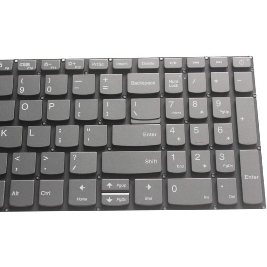 Tastatura Laptop, Lenovo, IdeaPad 320-17IKB Type 80XM, 81BJ, iluminata, layout US Tastaturi noi