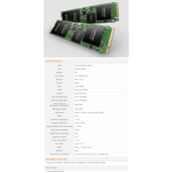 MZ-VLW1T00 Samsung PM961 Series 1TB TLC PCI Express 3.0 x4 NVMe M.2 2280 Internal Solid State Drive (SSD) bulk MZ-VLW1T00 Samsung PM961 Series 1TB TLC PCI Express 3.0 x4 NVMe M.2 2280 Internal Solid State Drive (SSD) bulk