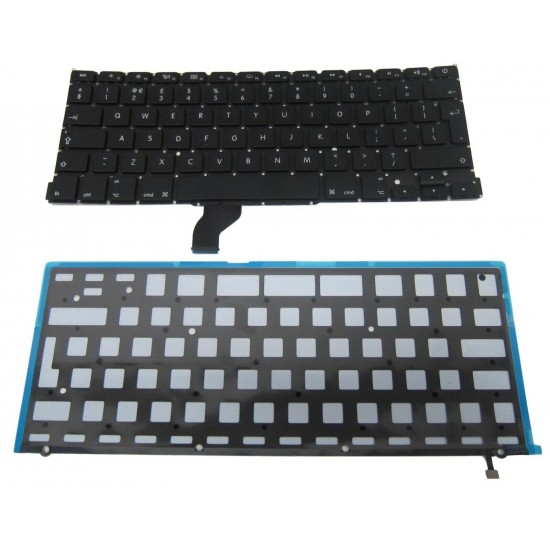 Tastatura Laptop, Apple, 13 A1502 2013, 13 A1502 2014, 13 A1502 2015, 13 A1502 ME864 2015, cu iluminare, UK Tastaturi noi