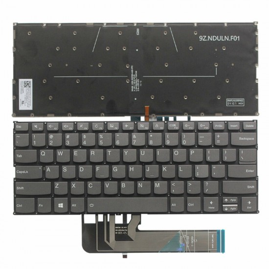 Tastatura Laptop, Lenovo, ThinkBook 14S-IWL Type 20RM, iluminata, layout US Tastaturi noi
