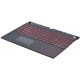 Carcasa superioara cu tastatura si touchpad Laptop, Lenovo, FRU 5cb0u42805, AP1DG000200, taste rosii