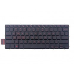 Tastatura Laptop, Dell, Inspiron 5369, 5379, 5579, 7378, 7375, 7472, P58F, P58F001, cu iluminare rosie, layout US