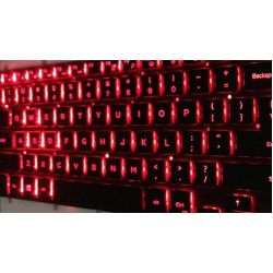 Tastatura Laptop Gaming, Dell, G3 3500, iluminata, rosie, layout US Tastatura Laptop Gaming, Dell, G3 3500, iluminata, rosie, layout US