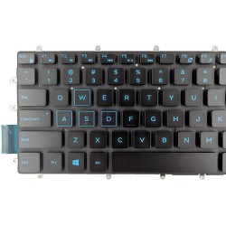 Tastatura Laptop Gaming, Dell, G3 3500, iluminata, albastra, layout US Tastatura Laptop Gaming, Dell, G3 3500, iluminata, albastra, layout US