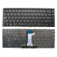 Tastatura Laptop, HP, 240 G6, 245 G6, 246 G6, 925307-001, 925307-031, TPN-W125, TPN-Q186, TPN-Q189, TPN-C131, neagra, layout US Tastaturi noi