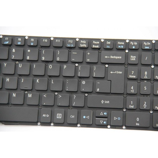 Tastatura Laptop, Acer, Extensa EX251, EX2511G, EX2540, fara rama, iluminata, UK Tastaturi noi