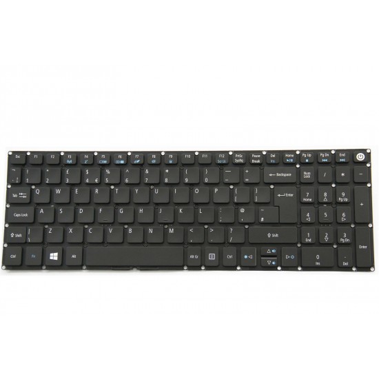 Tastatura Laptop, Acer, Aspire E5-575T, E5-575TG, K50-20, E5-532, E5-532G, fara rama, iluminata, UK Tastaturi noi