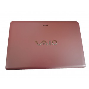 Capac Display cu balamale Laptop, Sony, Vaio SVE15, SVE151, SVE152, SVE153, 3FHK5LN020, roz