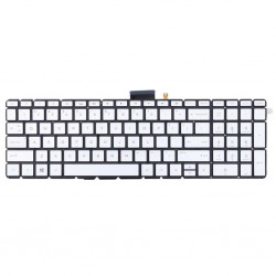 Tastatura Laptop, HP, 250 G6, 255 G6, 256 G6, 258 G6, iluminata, argintie, layout US