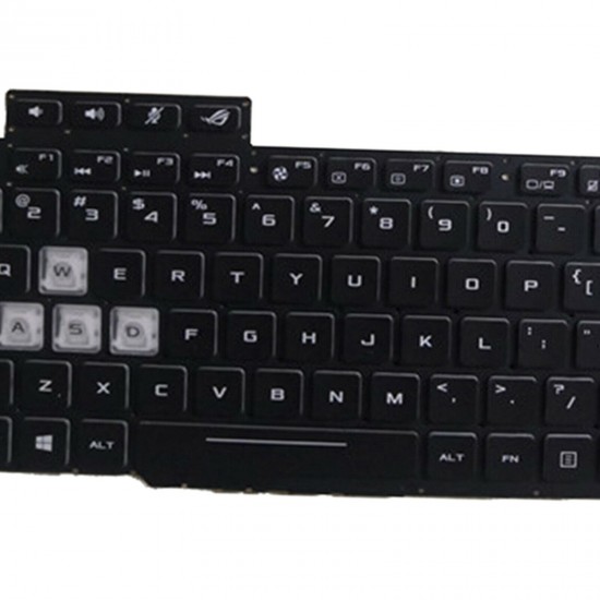 Tastatura Laptop, Asus, ROG Strix Scar II GL704, GL704GM, GL704GV, GL704GW, GL704GS, iluminata, us Tastaturi noi