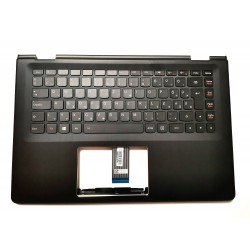 Carcasa superioara cu tastatura palmrest Laptop, Lenovo, Yoga Flex 3 14, 1435, 1470, layout HU