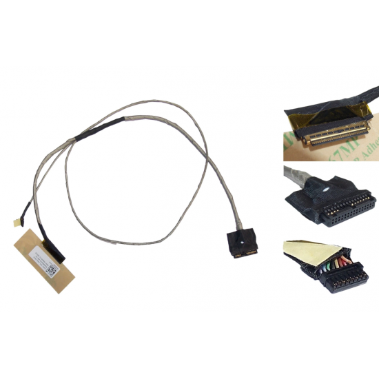 Cablu video EDP Laptop, Lenovo, IdeaPad Z41-70, Z51-70, V4000, DC020024W00, 500-15, 500-15ISK, 500-15ACZ Cablu video LVDS laptop